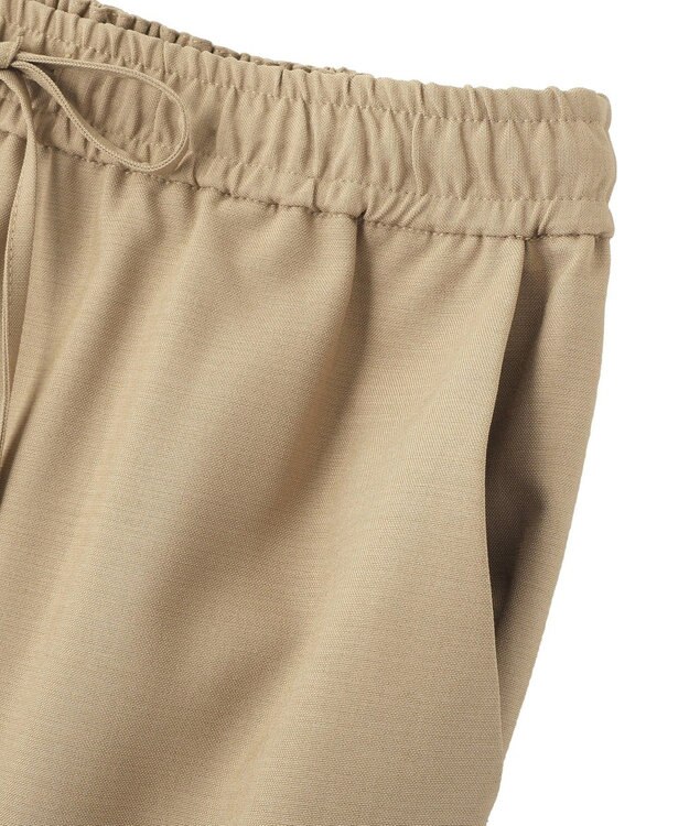 Green Parks 裾スリットイージーフレアパンツ Beige