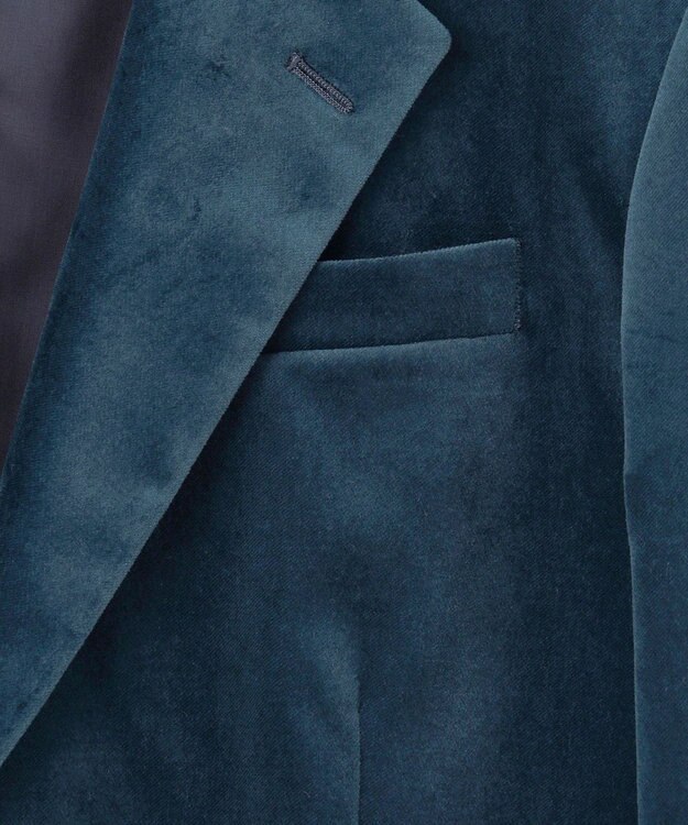 JOSEPH HOMME PONTOGLIO VELVET JACKET ダルブルー系