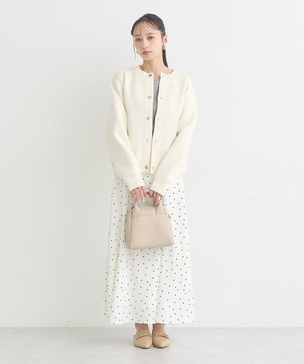 earth music&ecology メタルボタンカーディガン Grayish Blue