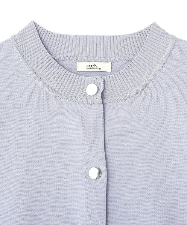 earth music&ecology メタルボタンカーディガン Grayish Blue