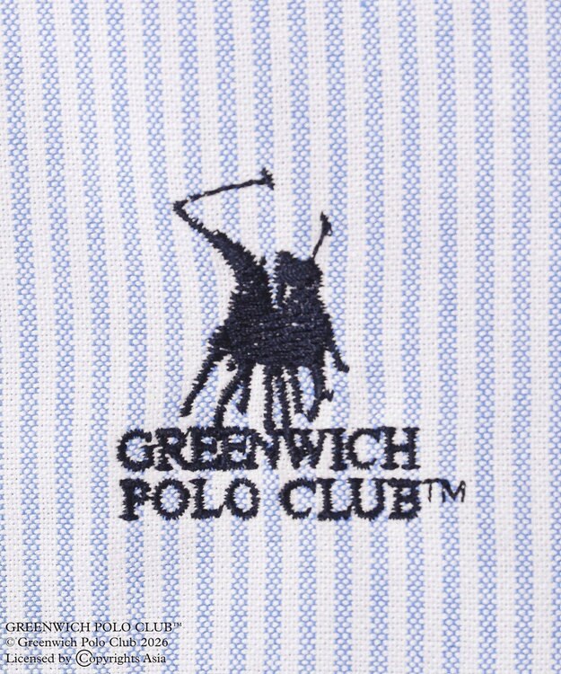 Green Parks GREENWICH POLO CLUB(TM)クロップドシャツ Stripe