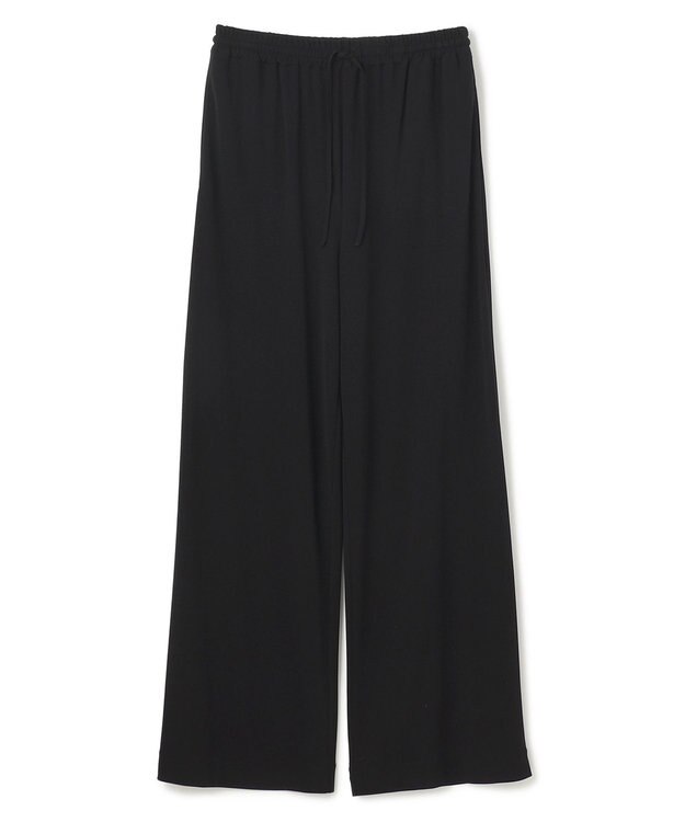 BEIGE， 【洗える】MELLE / ハイストレッチイージーパンツ Black