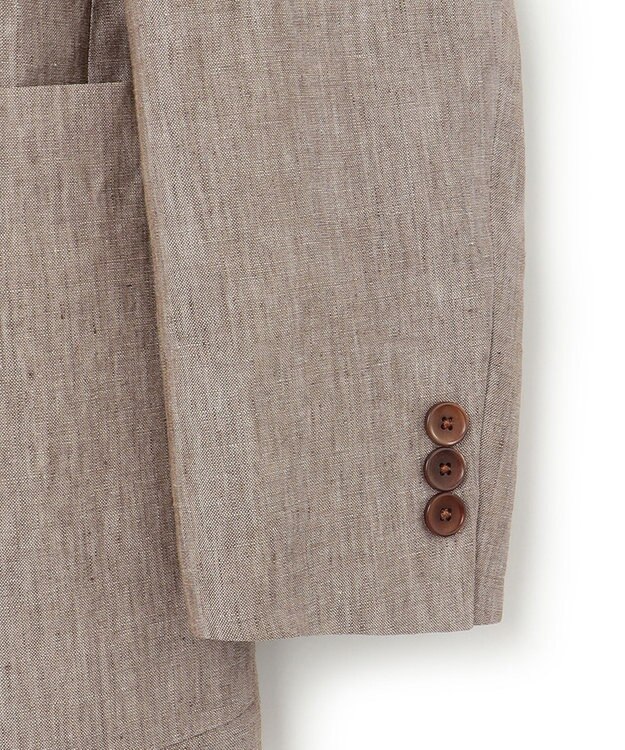 J.PRESS MEN 【WEB・一部店舗限定】SAFILIN リネンジャケット ブラウン系
