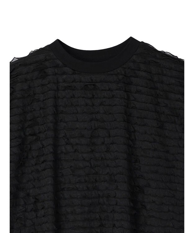 Green Parks フリルカットプルオーバー Black