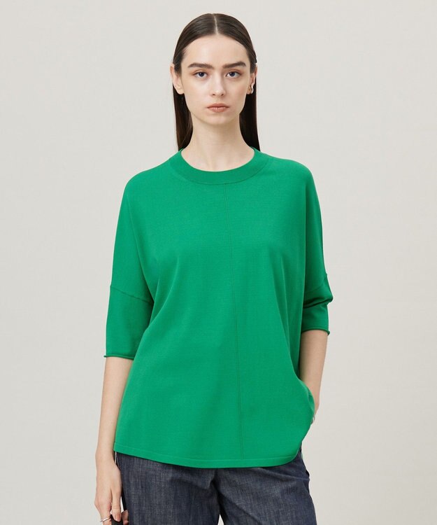 ICB L 【人気のため新色追加・接触冷感・UVカット・洗える】 VIS/NYハイゲージ プルオーバー グリーン系