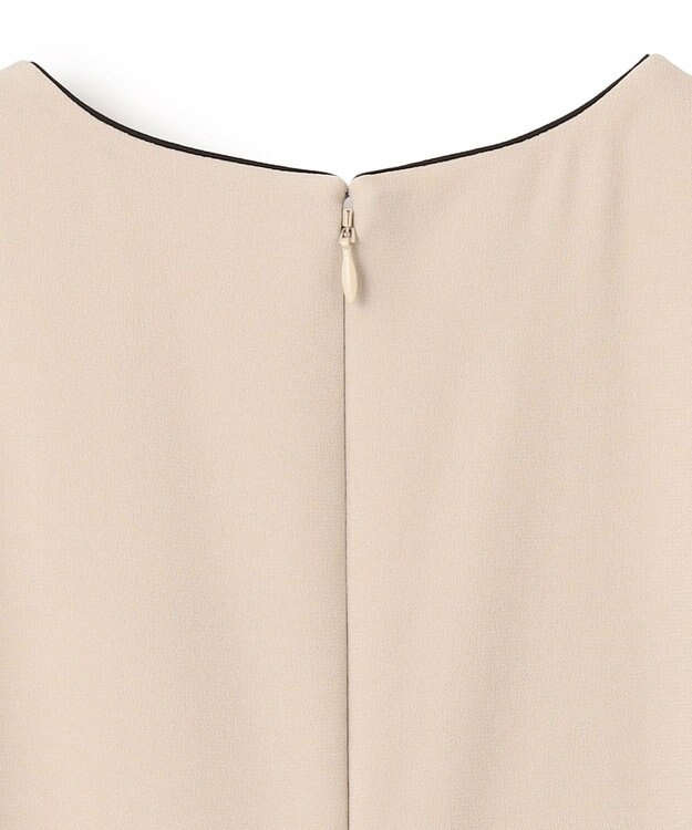 BEIGE， 【L-size】CINDY / クルーネックドレス Sand × Black