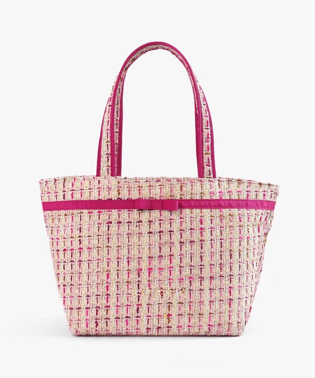 TOCCA 【キャンセル分販売中！】30th Anniversary MY PRECIOUS CUSTOMIZED BAG カスタマイズバッグ ピンクツイード×細リボン×ロングショルダー