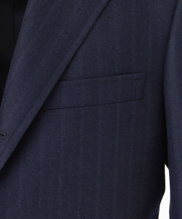 J.PRESS MEN 【CUBA BEACH GENTRY】サキソニーストライプ スーツ ネイビー系2