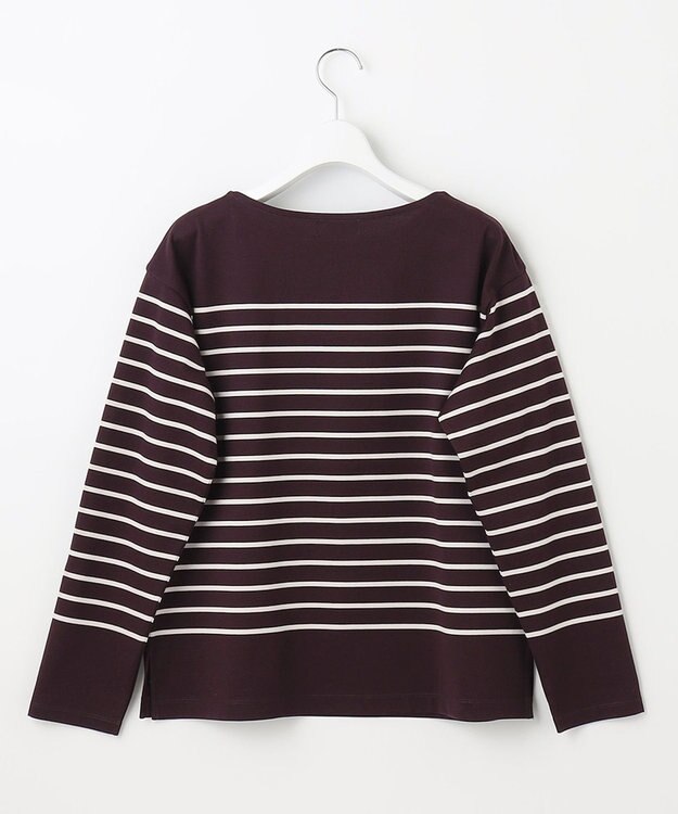 J.PRESS LADIES バスクボーダー カットソー パープル系1