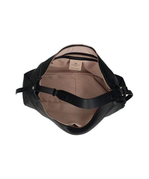 INTER-CHAUSSURES 【LORISTELLA】トライアングルショルダートート ブラック