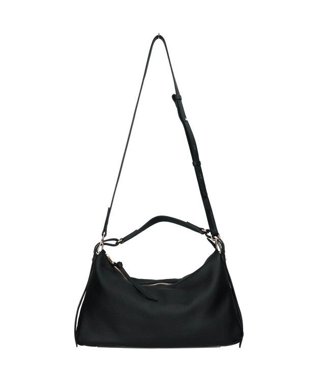 INTER-CHAUSSURES 【LORISTELLA】トライアングルショルダートート ブラック