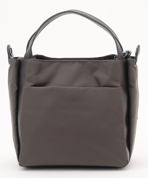 Y'SACCS 【大人のおしゃれ手帖10月号掲載】市川実和子×Y'SACCS　ナイロンすっきりミニマムトート ダークグレー