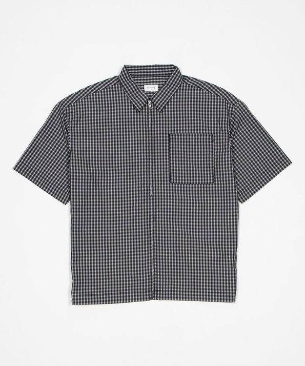 WEGO 【ユニセックス着用ITEM】ミニオンブレZIPシャツ（SS） ブラックチェック1