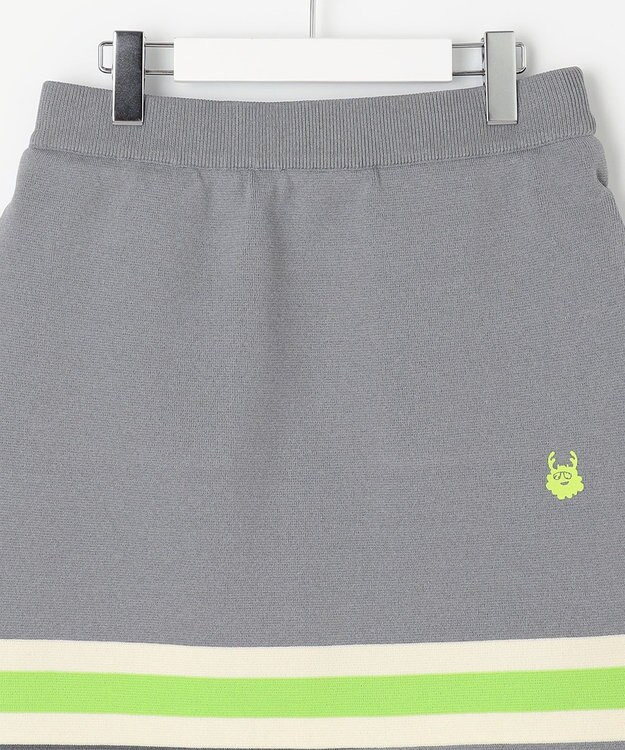 PW CIRCULUS 【軽量/裏地付き】【WOMEN】 ニットスカート グレー系