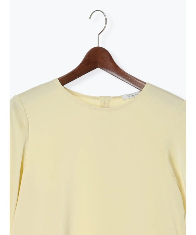 Te chichi 【Atelier Bonheur】サテンバックボタンブラウス(セットアップ可)《2025winter catalog item》 イエロー