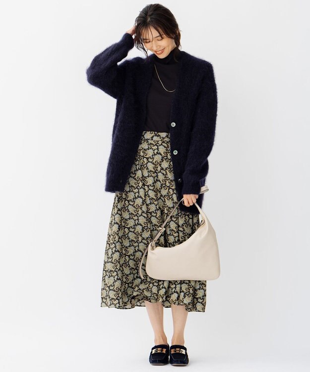 23区 PELLICO PONY ローファー ネイビー系