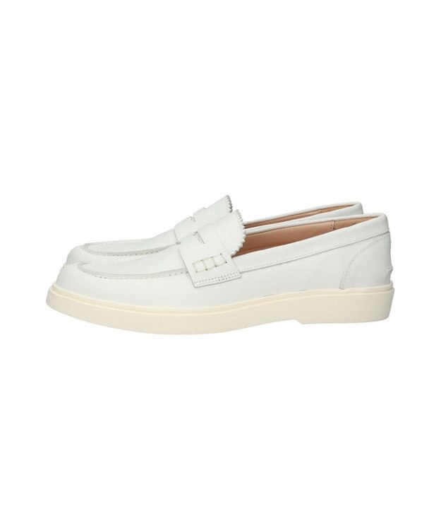 INTER-CHAUSSURES 【PASCUCCI】モールドソールローファー ホワイト