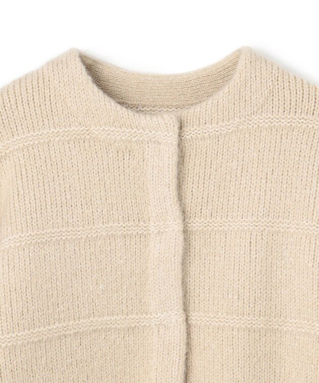 uncrave フィラメントモヘアニット 2WAYカーディガン ベージュ