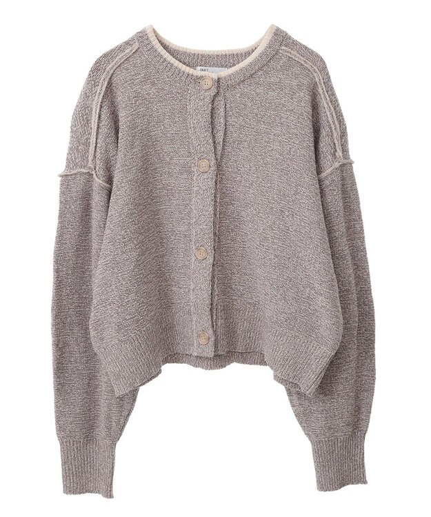 CRAFT STANDARD BOUTIQUE モールニットカーディガン Beige