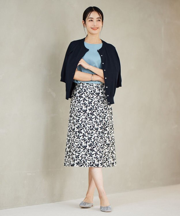 J.PRESS LADIES 【WEB限定】 ギャザー ミュール シルバー系