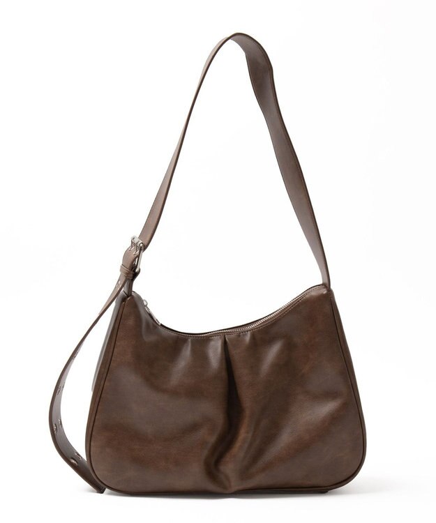 WEGO ハトメベルトワンショルダー ブラウン