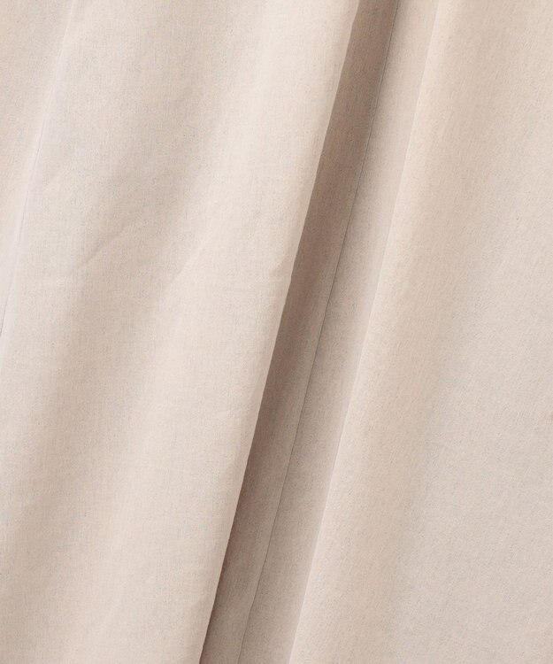 23区 S 【洗える】リネンレーヨンストレッチ キャミソール ワンピース ベージュ系