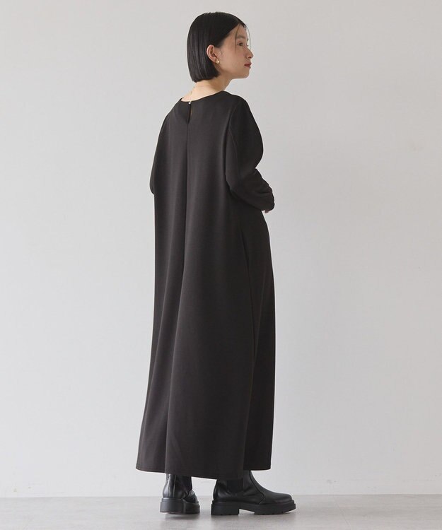 AMERICAN HOLIC 袖コンシャスポンチワンピース Black