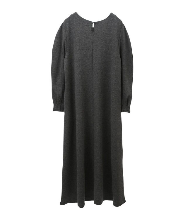 AMERICAN HOLIC 袖コンシャスポンチワンピース Gray Mixture