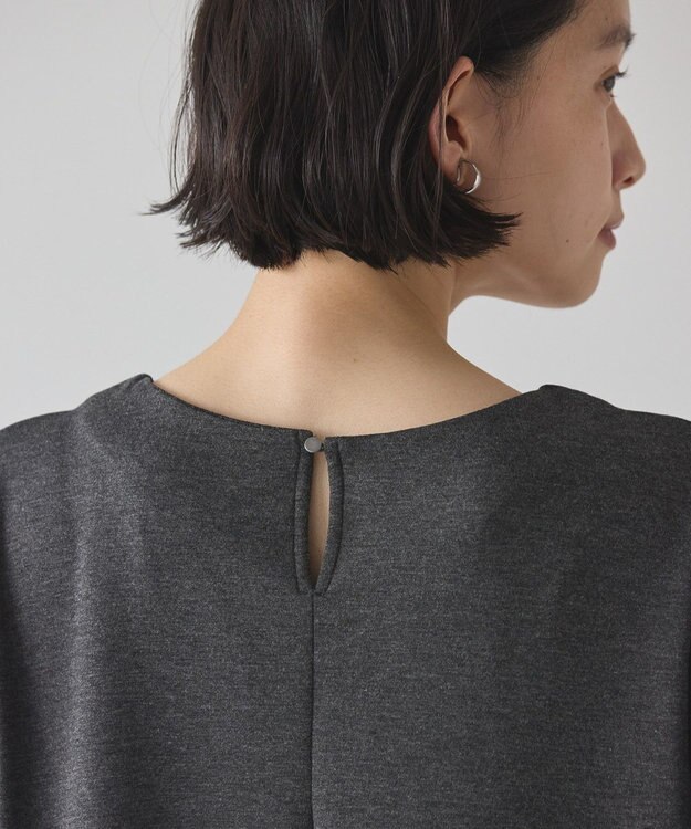 AMERICAN HOLIC 袖コンシャスポンチワンピース Gray Mixture