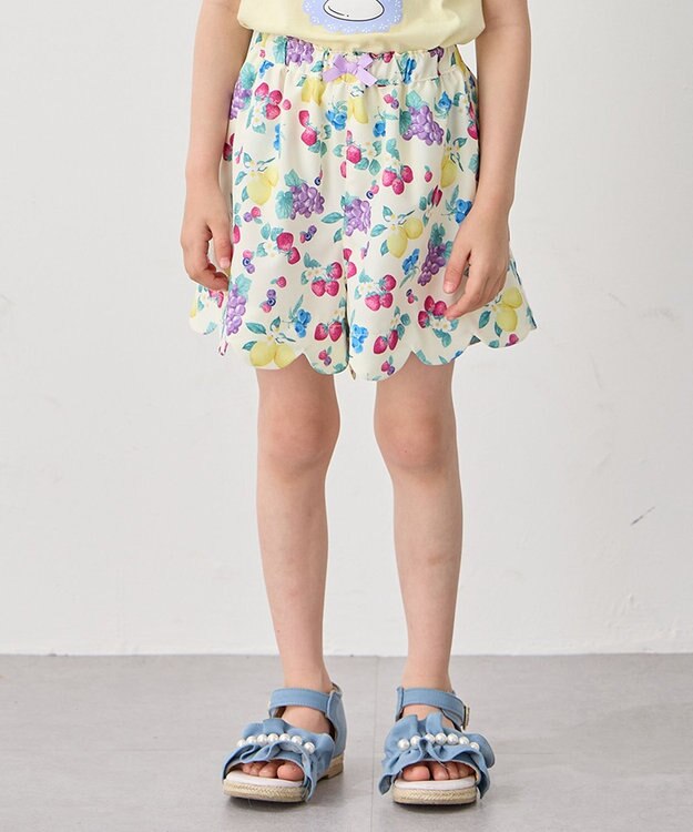 ANY KIDS 水陸両用 総柄 ショートパンツ フルーツ総柄