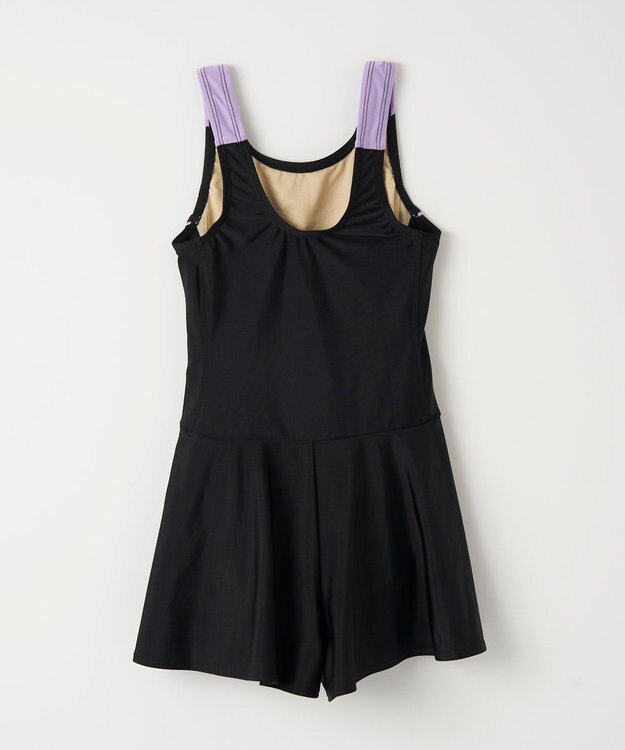 OP／FILA 【FILA】スクールワンピース水着 ブラック×パープル