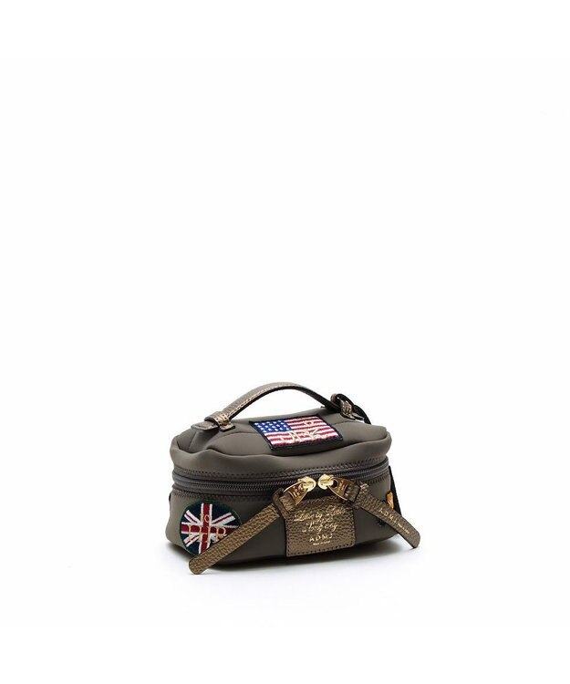 A.D.M.J. 【魔法の様に軽い】マジックライト/フラッグワッペンバニティバッグS ロド