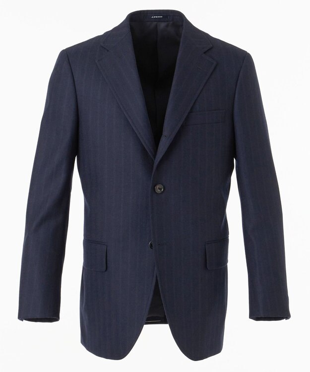 J.PRESS MEN 【CUBA BEACH GENTRY】サキソニーストライプ スーツ ネイビー系2