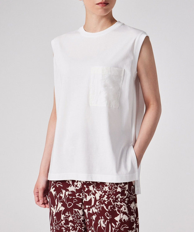 Paul Smith バック プリーツ ノースリーブ ホワイト