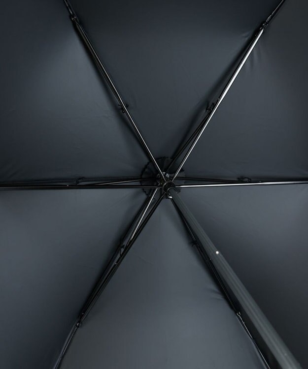 AURORA 【WEB限定】 バイカラー晴雨兼用傘（折りたたみ・トップフラット） ネイビー