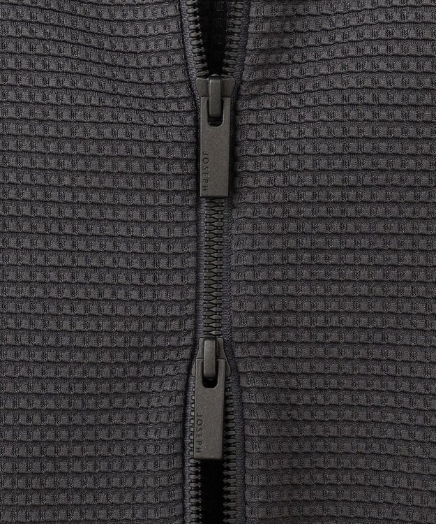 JOSEPH HOMME 【オリジナル素材 】ライトタックジャージー   ジップアップフーディー グレー系