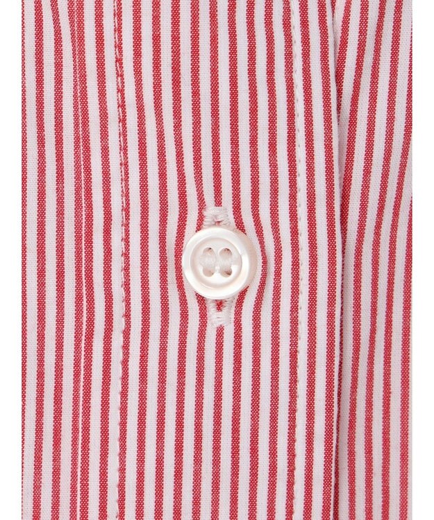 AMERICAN HOLIC 綿ブロードＢＩＧシャツ Stripe Red