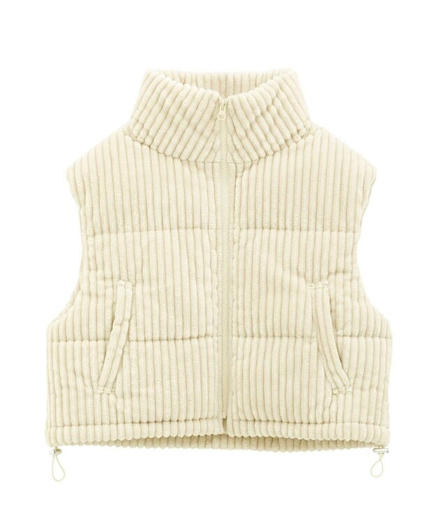 Green Parks ・ｓｗｉｎｇ　ｂｙ　ワイドコールベスト Light Beige