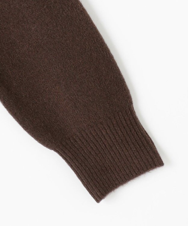 ANY SIS ボートネックAir ニット ブラウン