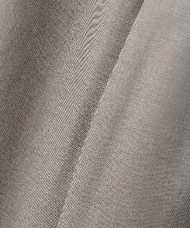 J.PRESS LADIES 【セットアップ対応・洗える・UVケア・速乾】 OXIJEWELストレッチ テーパード パンツ ライトグレー系