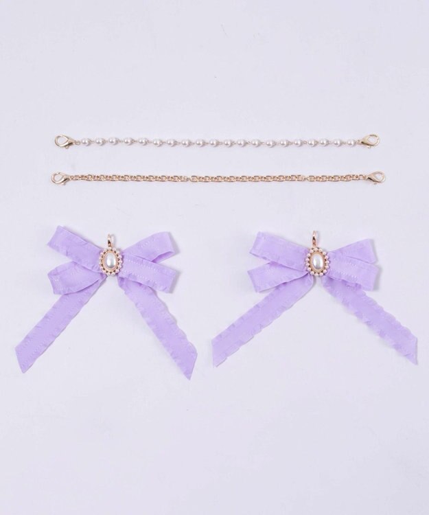 WEGO 【痛バ＆推し活グッズ】きらめきDIYパールリボンセットS ライトパープル