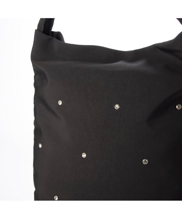 UNBILLION カシュカシュ cachecache / ビジュー付きワンハンドルトート ブラック