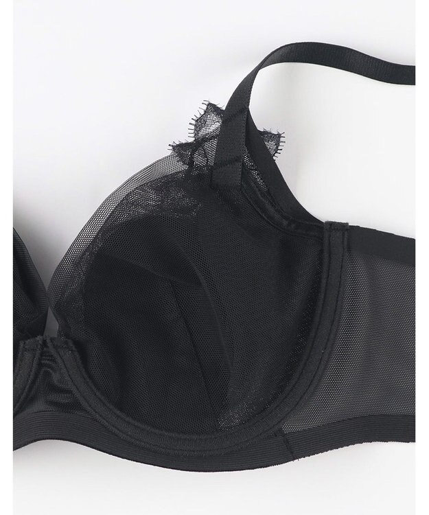 WACOAL ブラジャー 【エアインブラ】 つけごこち軽い ムレにくい 体型特徴に合わせた設計 レディース BXB427 /ワコール ブラック
