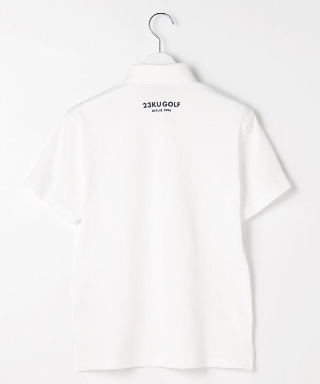 23区GOLF 【WOMEN】『PEANUTS』コラボ　「JOE COOL」半袖ポロシャツ ホワイト系
