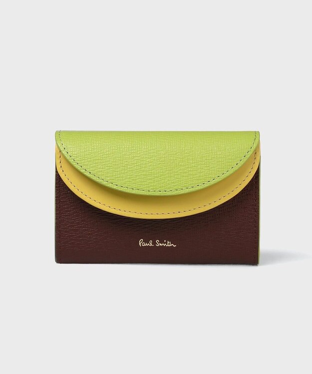 Paul Smith カラーブロック 名刺入れ グリーン