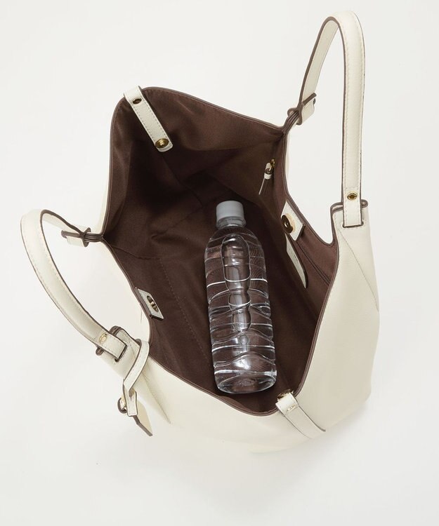 TOPKAPI 【TREASURE TOPKAPI】ソフトレザー センターステッチ 2way トートバッグ オフ