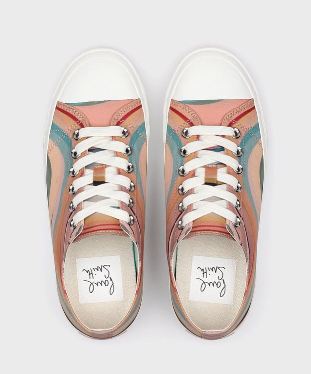 Paul Smith スワール キャンバス スニーカー マルチカラー