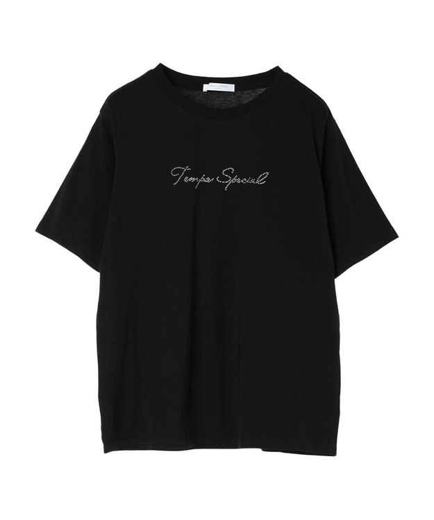 Green Parks ホットフィット筆記体ロゴＴシャツ Black