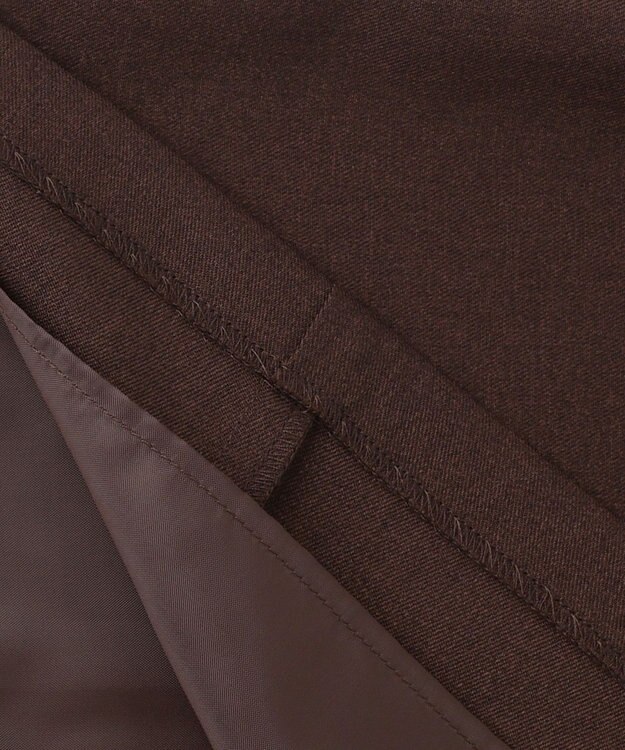 ANY SIS 【洗える】タイト ジャンパースカート ブラウン