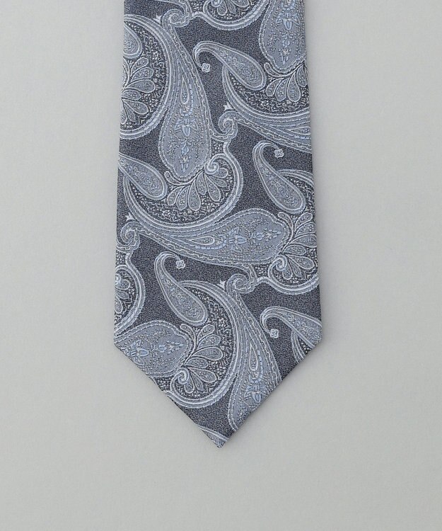 GOTAIRIKU GOTAIRIKU別注【日本製】シルク ネクタイ_ペイズリー柄 サックスブルー系4